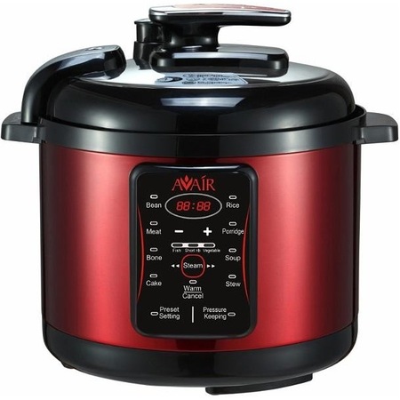 Multicooker Avair 1000 W Capacitate 6 Litri Programare Automata Rosu Negru Emag Ro