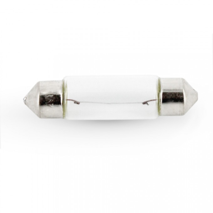 Set 10 Becuri auto SV8.5 11x39mm , 12V, 10W, alb