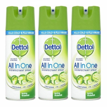 Pachet Dettol 3 x Spray Dezinfectant 400 ml Spring Waterfall Pachet Dettol 3 x Spray Dezinfectant 400 ml Spring Waterfall