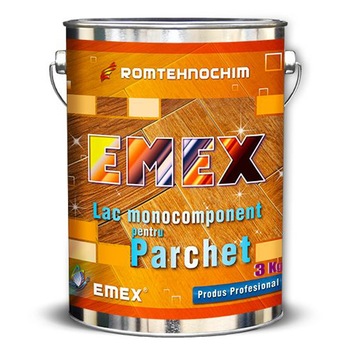 Lac pentru Parchet si Mobila “EMEX”, Transparent, Bidon 3 KG Lac pentru Parchet si Mobila “EMEX”, Transparent, Bidon 3 KG