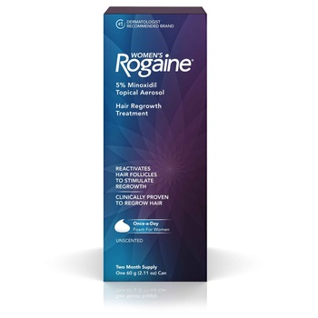 Spuma, Rogaine, impotriva Caderii Parului, Minoxidil 5%, pentru Femei, Tratament 2 luni (1x flacon 60ml) Spuma, Rogaine, impotriva Caderii Parului, Minoxidil 5%, pentru Femei, Tratament 2 luni (1x flacon 60ml)