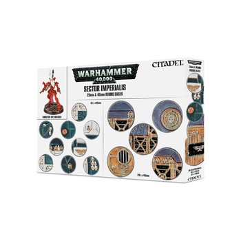 Baze Rotunde pentru Miniaturi Warhammer 40k, Citadel, Sector Imperialis 25mm&40mm Round Bases Baze Rotunde pentru Miniaturi Warhammer 40k, Citadel, Sector Imperialis 25mm&40mm Round Bases