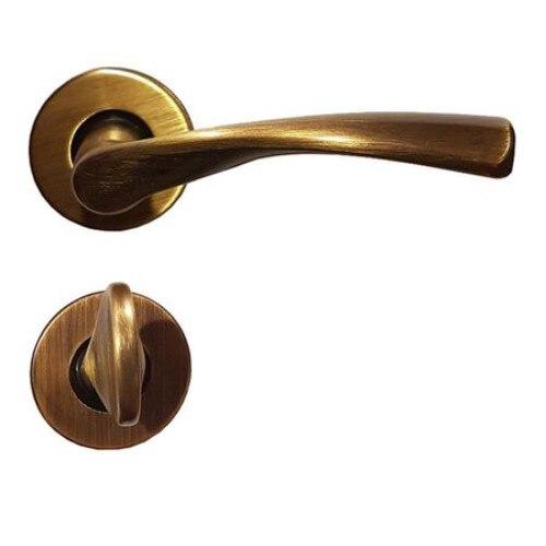 Maner Carina usa alama masiv cu rozeta, pentru baie, bronz grafiat