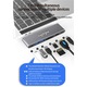 Hub USB 3.0 MacHub Laptopia® Type-C Thunderbolt TF/SD/Micro Card Reader HDMI 4K pentru MacBook Pro, MacBook Air