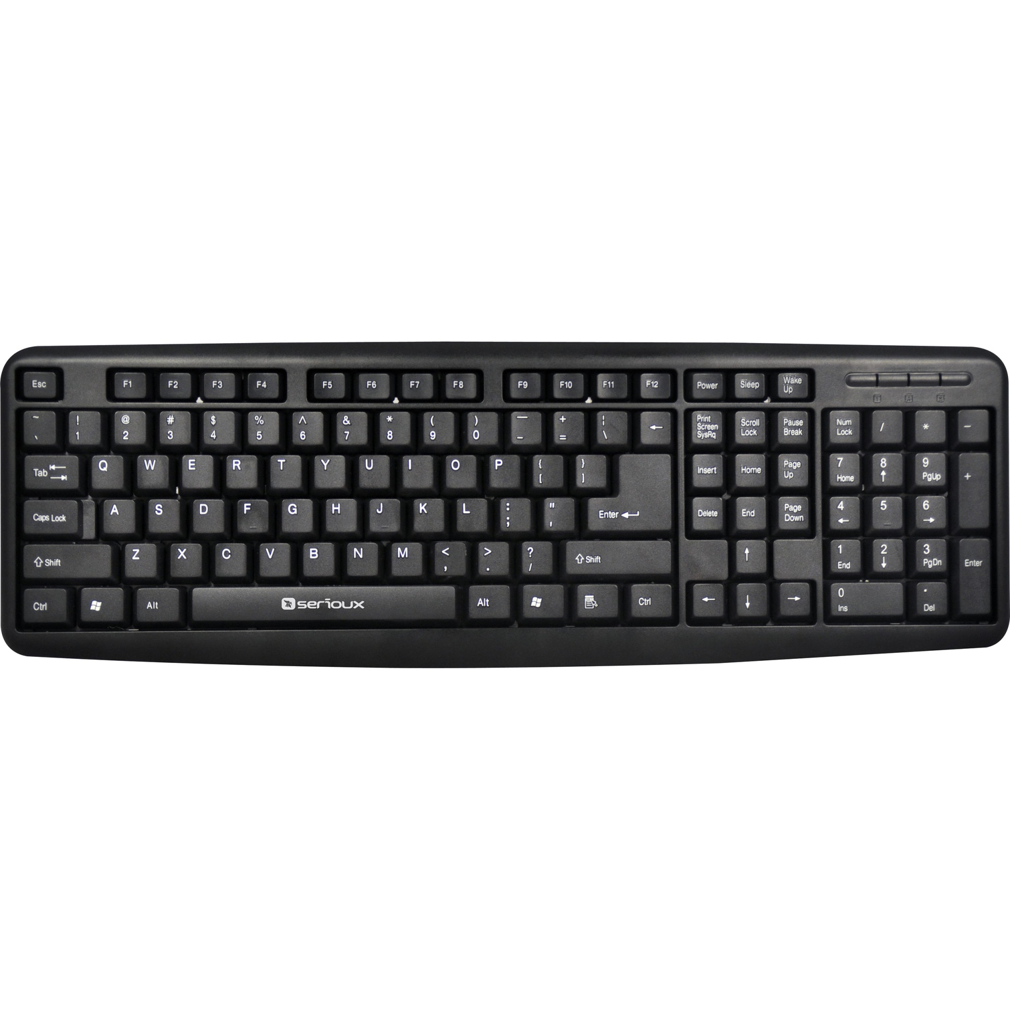 Tastatura Serioux SRXK-9400, USB, negru