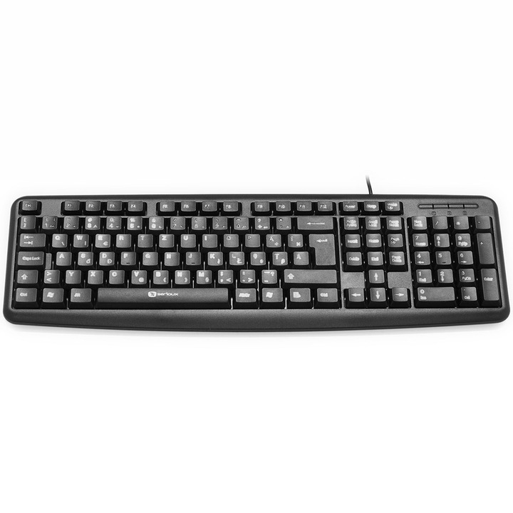 Tastatura Serioux 9400, USB, Negru, layout RO