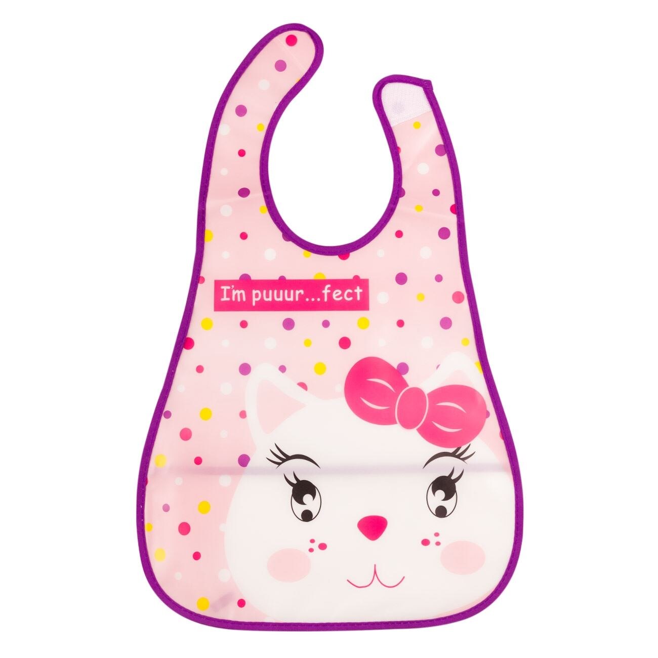 Bavetica bumbac cu strat impermeabil, Zola®, pisicuta