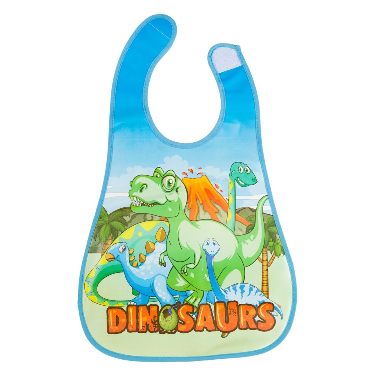 Bavetica bumbac cu strat impermeabil, Zola®, dinozauri