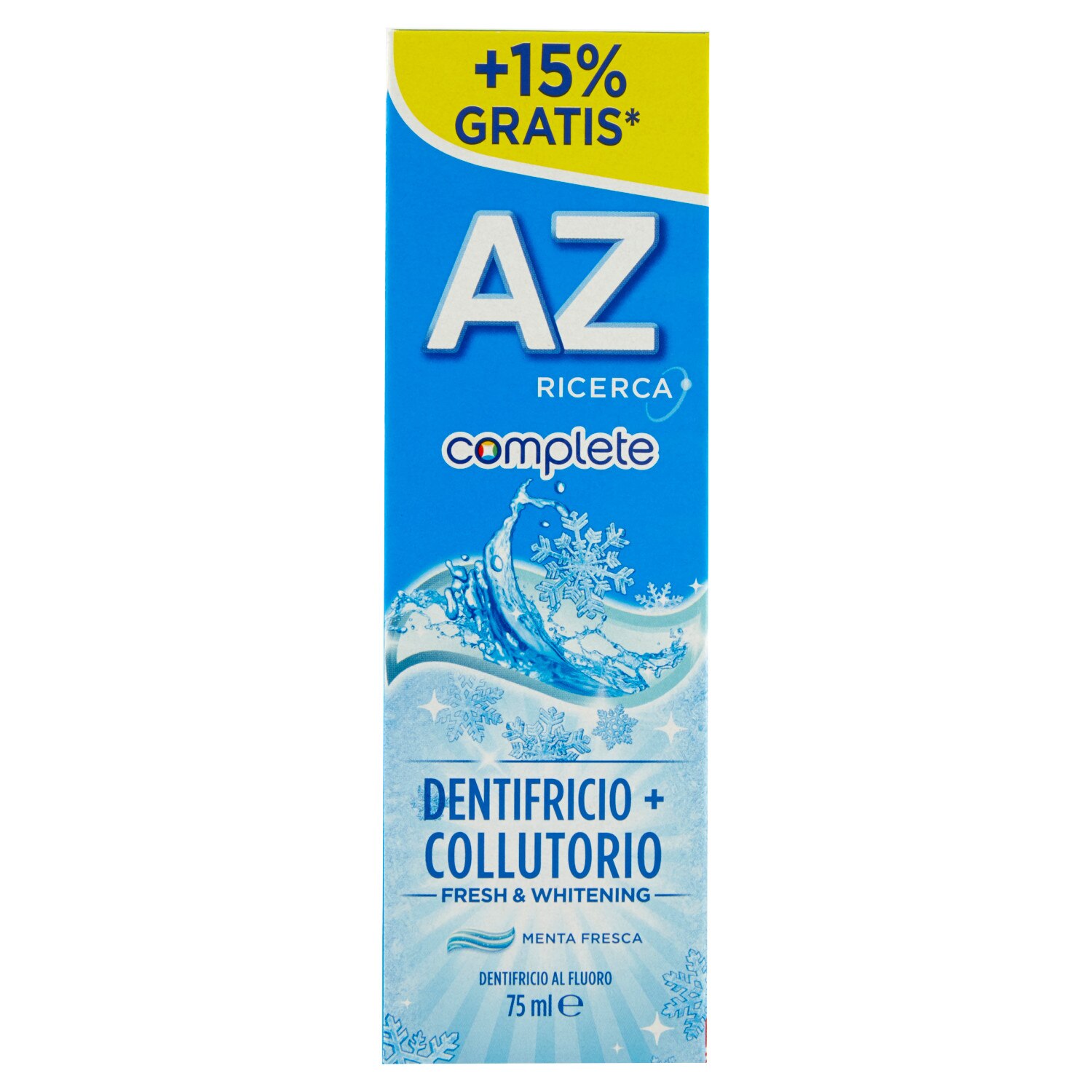 Pasta de Dinti AZ Complete Fresh & Whitening Menta 75 ml