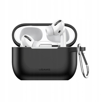 Husa pentru Airpods Pro Usams Silicon negru Husa pentru Airpods Pro Usams Silicon negru