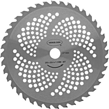 Disc cosire pentru motocoasa tct 250X25.4X1.3mm - 40t Disc cosire pentru motocoasa tct 250X25.4X1.3mm - 40t