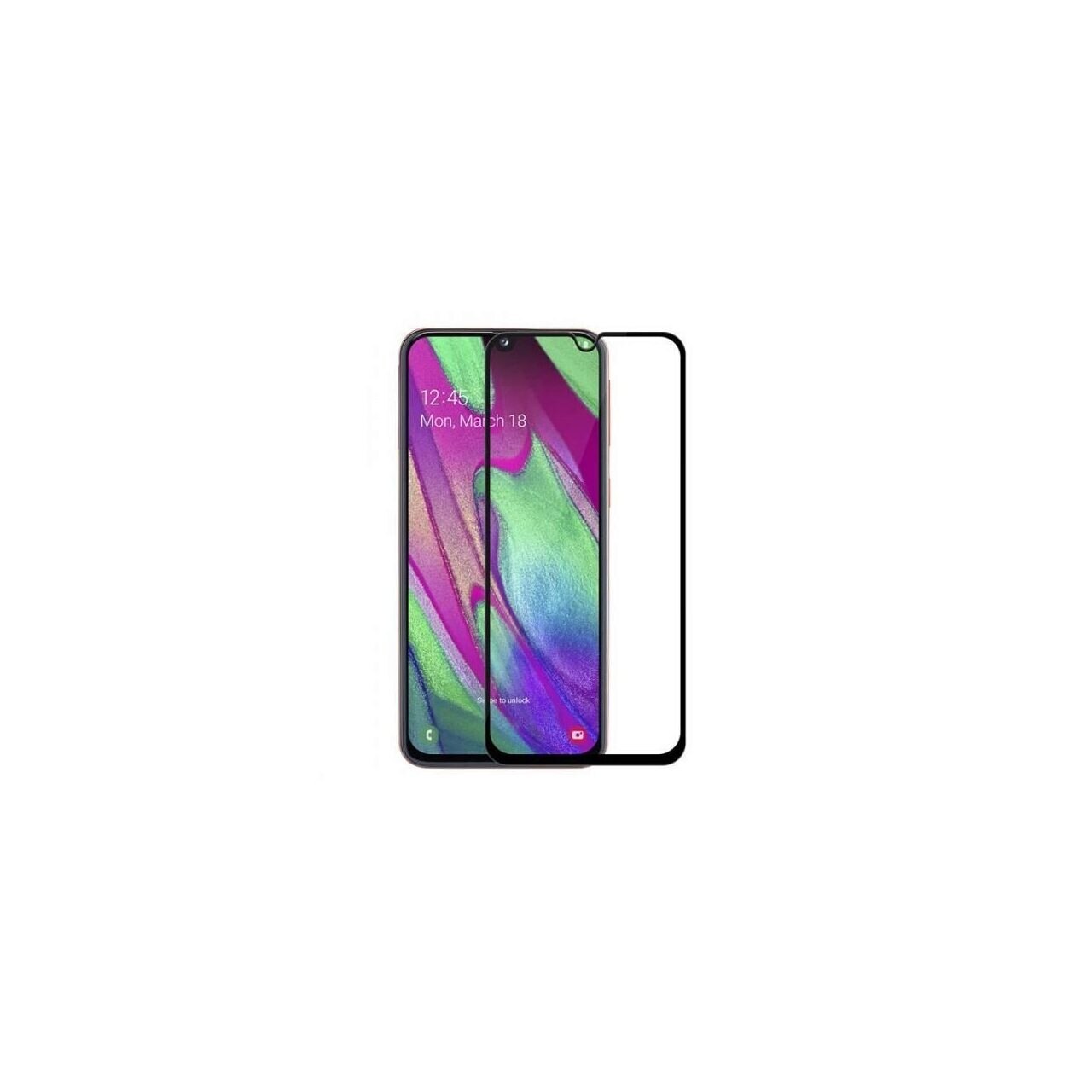 Folie Sticla Samsung Galaxy A50,Galaxy A50s - iberry 5D Full Glue Negru