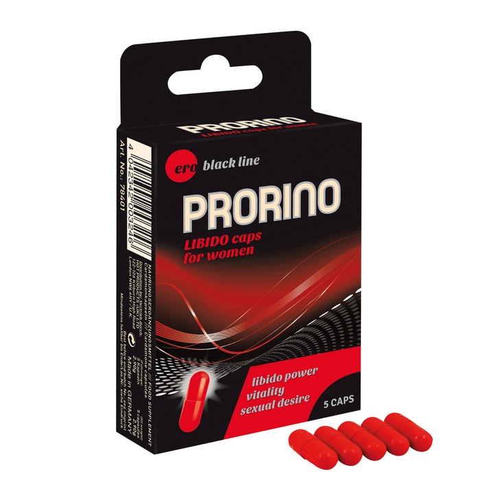 Хапчета за жени Prorino Libido Caps, 5 капсули
