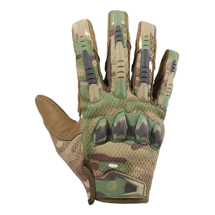 Taktikai kesztyű, Farkas, terepszínű, XL méret
