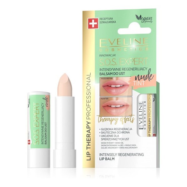 Balsam de buze - Eveline Cosmetics Sos Expert Nude