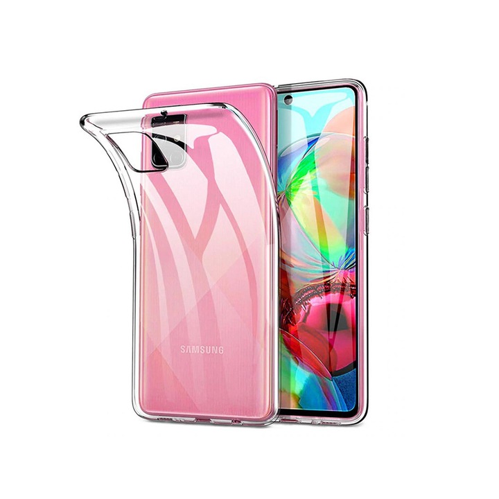 Силиконов гръб Case-M за Samsung Galaxy A71 (2019), Прозрачен