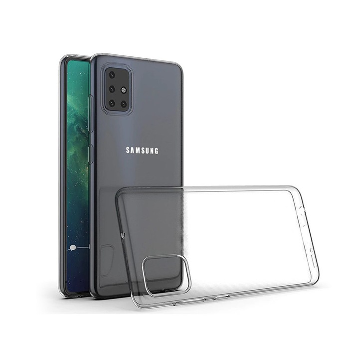 Силиконов гръб Case-M за Samsung Galaxy A51 (2019), Прозрачен