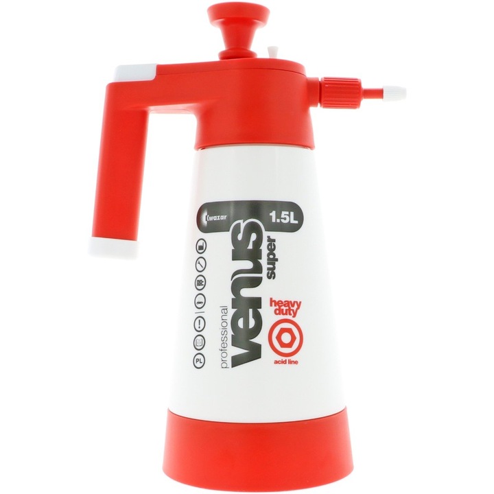 Пулверизатор Kwazar, Venus, 1.5L, За киселини, Ph1-6