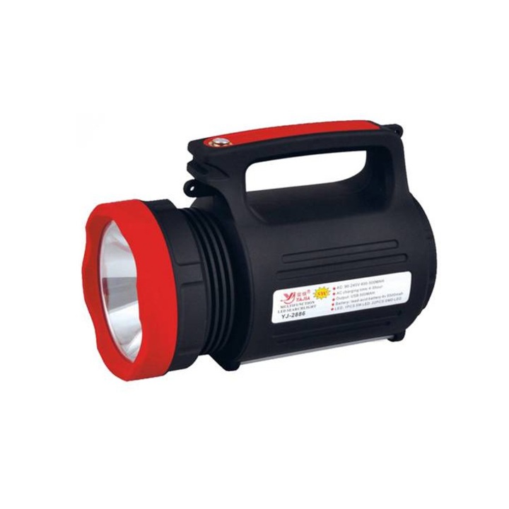 LED фенер YJ-2895U, акумулаторна батерия, CREE диод, 3 режима, 5W