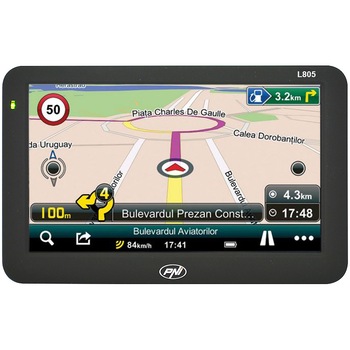 Sistem de navigatie GPS PNI L805 ecran 5 inch, harta Europei Mireo Don't Panic + Actualizari pe viata a hartilor Sistem de navigatie GPS PNI L805 ecran 5 inch, harta Europei Mireo Don't Panic + Actualizari pe viata a hartilor