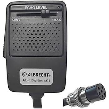 Microfon cu ecou Albrecht Densei EC 2002 electret cu 6 pini, frecventa 150 - 3500 Hz Microfon cu ecou Albrecht Densei EC 2002 electret cu 6 pini, frecventa 150 - 3500 Hz