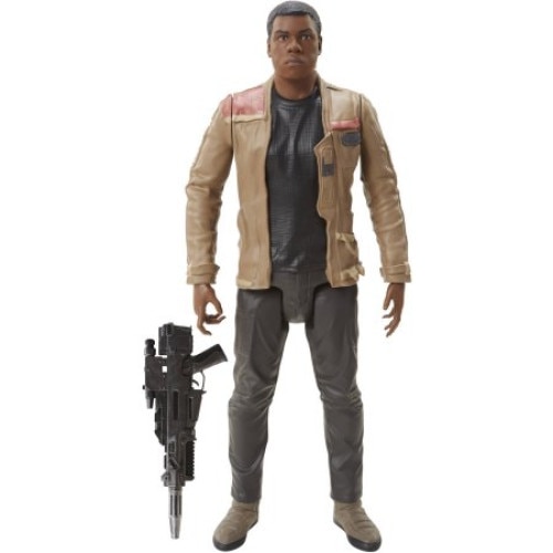 Set figurina si arma Finn Star Wars 7 Jakks Pacific, 50 cm, Maro/Negru