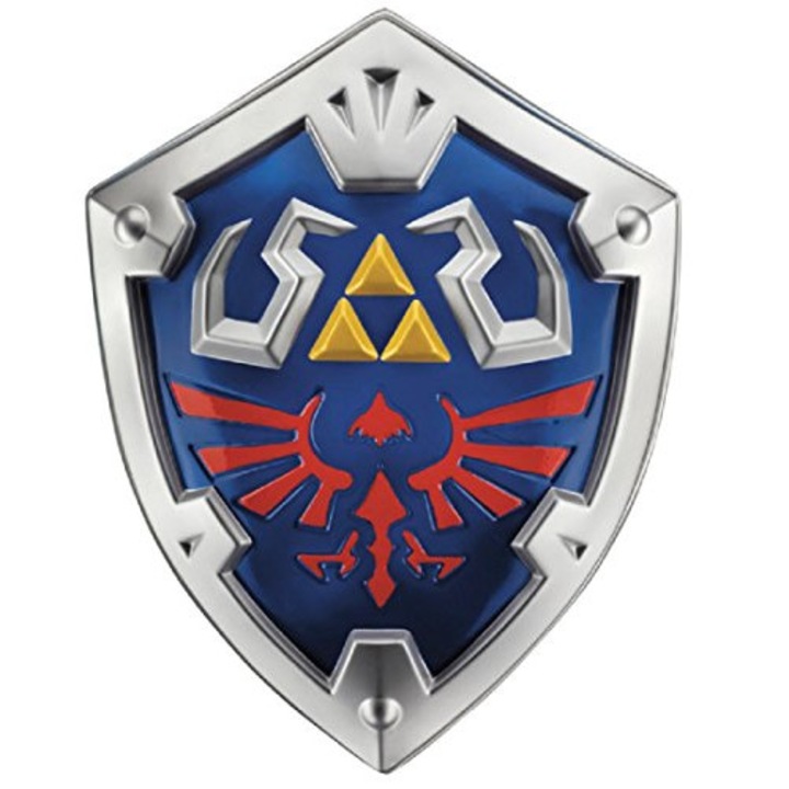 Фигура щит Hylian Jakks, Legend of Zelda, 48x38x9 см, многоцветна