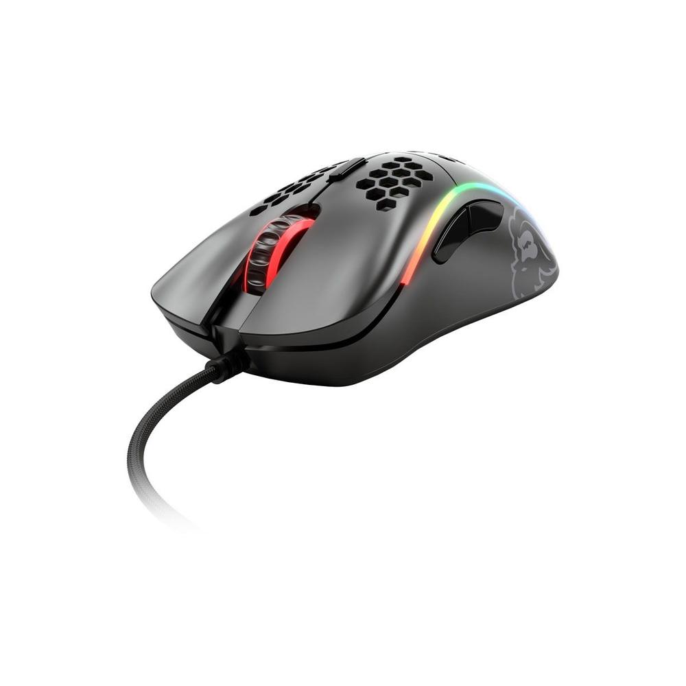 Mouse gaming Glorious Model D, Ultrausor 68g, Negru Mat