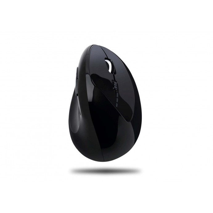 Mouse ergonomic vertical, Spire, Archer 8, Wireless, Negru