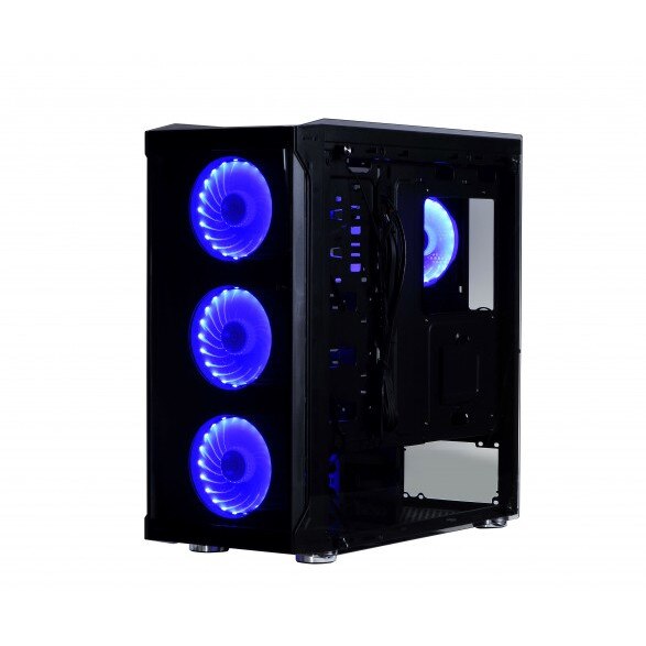Carcasa X2, X2-A7005G/W-U3, BLAZE III, ATX, Middle Tower, Fara sursa, Negru