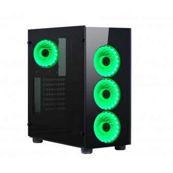 Carcasa X2, X2-OR7013G/W-U3, Vision 7013, ATX, Middle Tower, Fara sursa, Negru Carcasa X2, X2-OR7013G/W-U3, Vision 7013, ATX, Middle Tower, Fara sursa, Negru