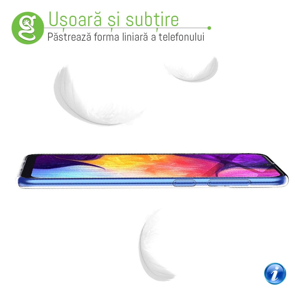 Husa compatibila Huawei Nova 5T - 360° Full Body (Fata+Spate) - silicon+plastic - Transparenta - Gekko Mobile