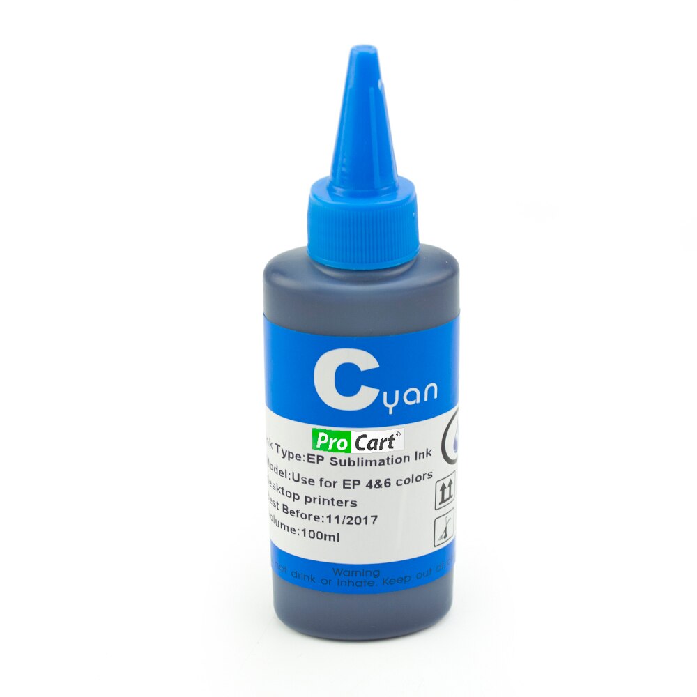 Cerneala sublimare compatibila Epson, 100 ml, Cyan (albastru)