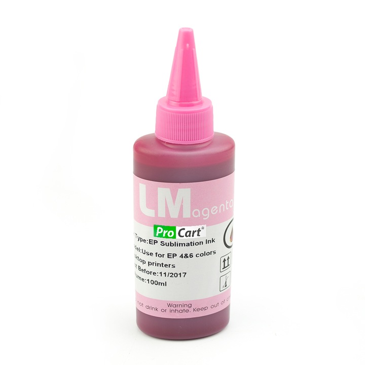 ProCart® Epson kompatibilis szublimációs tinta, 100 ml, Világos magenta