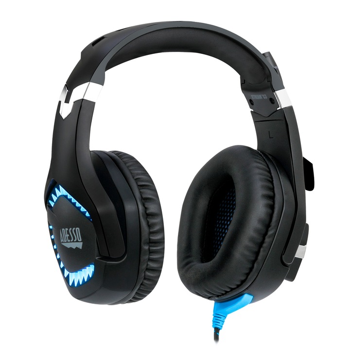 Casti PC NEDIS HPBT6024BK Bluetooth, microfon, culoare neagra