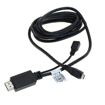 Cablu MHL Celltek HDMI la Micro-USB, activ, 1.5m, negru Cablu MHL Celltek HDMI la Micro-USB, activ, 1.5m, negru