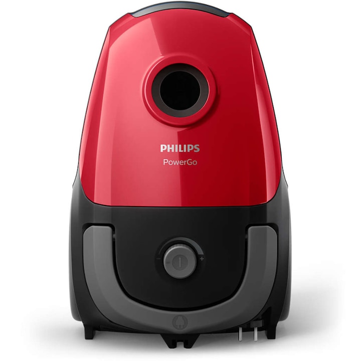Philips PowerGo GC8243/09 porzsákos porszívó - Piros