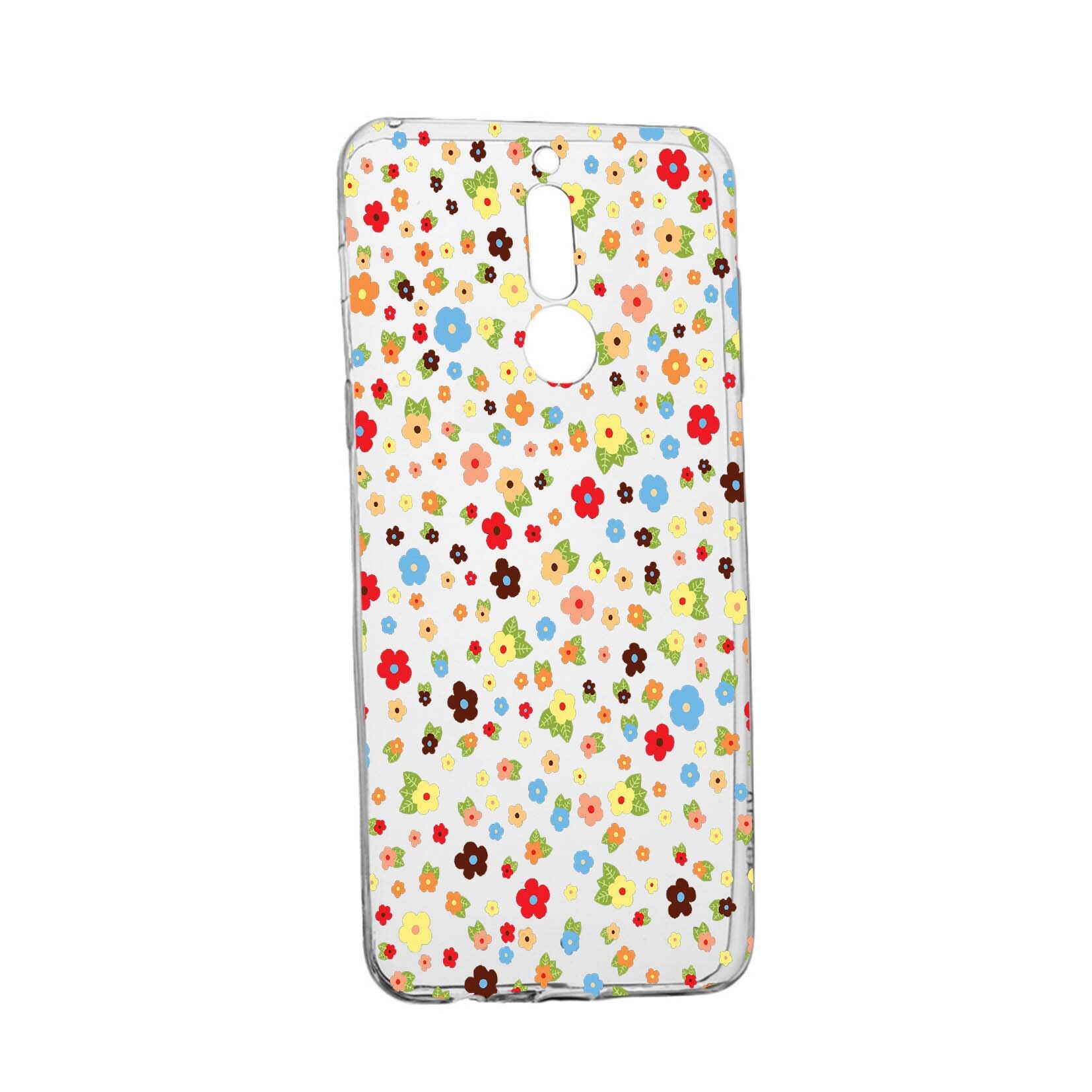Husa de protectie, Happy Flowers, pentru Sony Xperia 1/ XZ4, rezistenta la uzura, anti-alunecare, din silicon Premium, 501