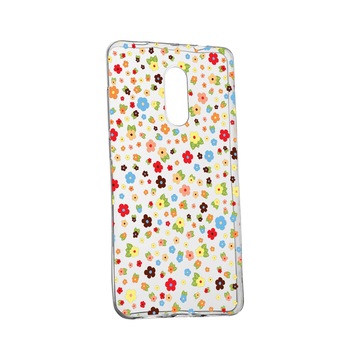 Husa de protectie, Happy Flowers, pentru LG K40, rezistenta la uzura, anti-alunecare, din silicon Premium, 501 Husa de protectie, Happy Flowers, pentru LG K40, rezistenta la uzura, anti-alunecare, din silicon Premium, 501