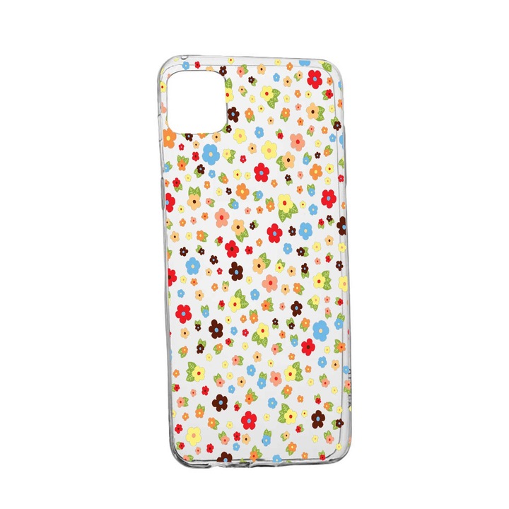 Силиконов калъф Unique за Happy Flowers, Apple iPhone 11 Pro Max, 501