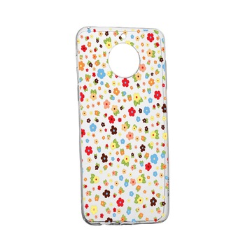 Husa de protectie, Happy Flowers, pentru Motorola Moto G6, rezistenta la uzura, anti-alunecare, din silicon Premium, 501 Husa de protectie, Happy Flowers, pentru Motorola Moto G6, rezistenta la uzura, anti-alunecare, din silicon Premium, 501