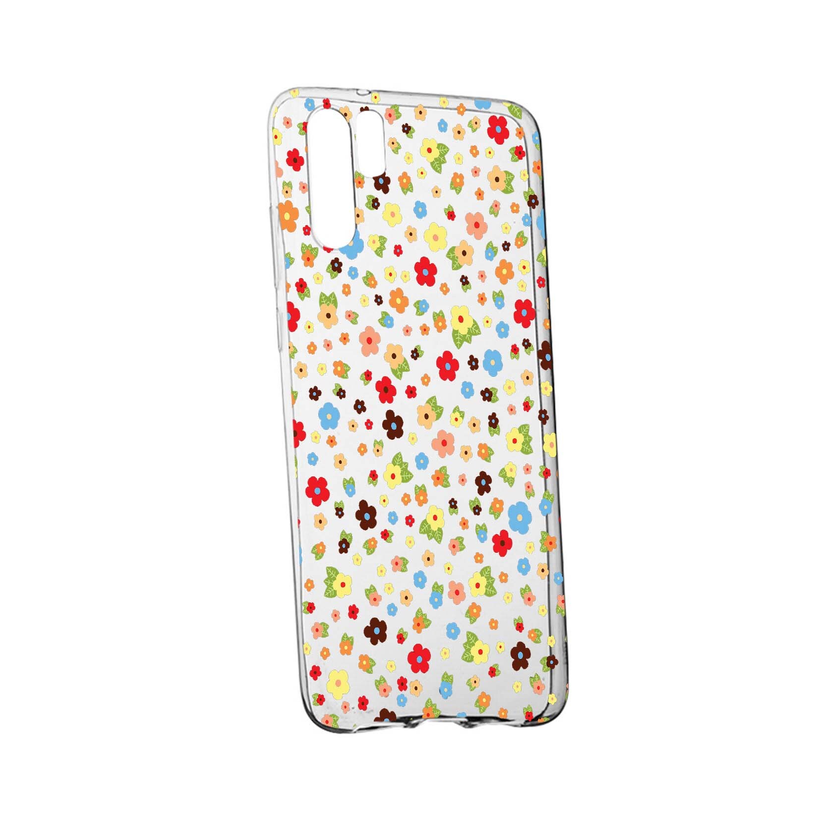 Husa de protectie, Happy Flowers, pentru Samsung Galaxy Note 10 Plus, rezistenta la uzura, anti-alunecare, din silicon Premium, 501