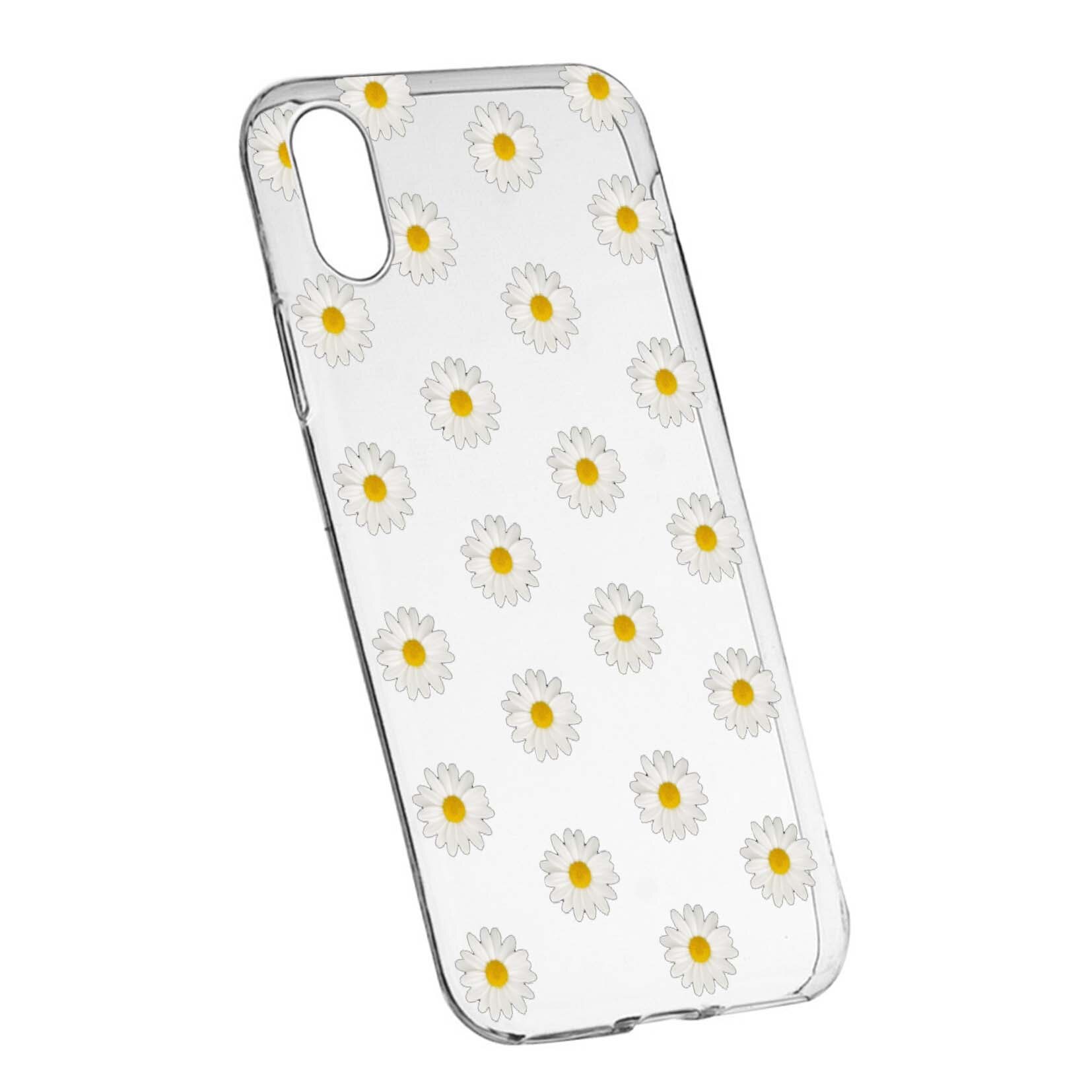 Husa de protectie, Happy Flowers, pentru Sony XA1 Plus, rezistenta la uzura, anti-alunecare, din silicon Premium, 513