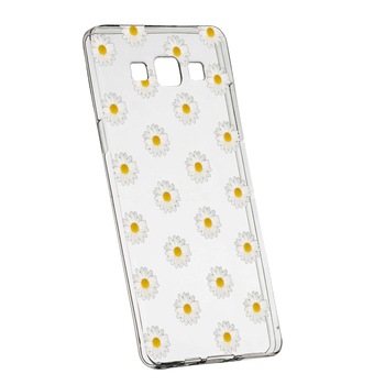 Husa de protectie, Happy Flowers, pentru Samsung Galaxy J3 2016, rezistenta la uzura, anti-alunecare, din silicon Premium, 513 Husa de protectie, Happy Flowers, pentru Samsung Galaxy J3 2016, rezistenta la uzura, anti-alunecare, din silicon Premium, 513
