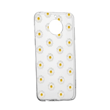 Husa de protectie, Happy Flowers, pentru Motorola Moto G6 PLAY, rezistenta la uzura, anti-alunecare, din silicon Premium, 513 Husa de protectie, Happy Flowers, pentru Motorola Moto G6 PLAY, rezistenta la uzura, anti-alunecare, din silicon Premium, 513
