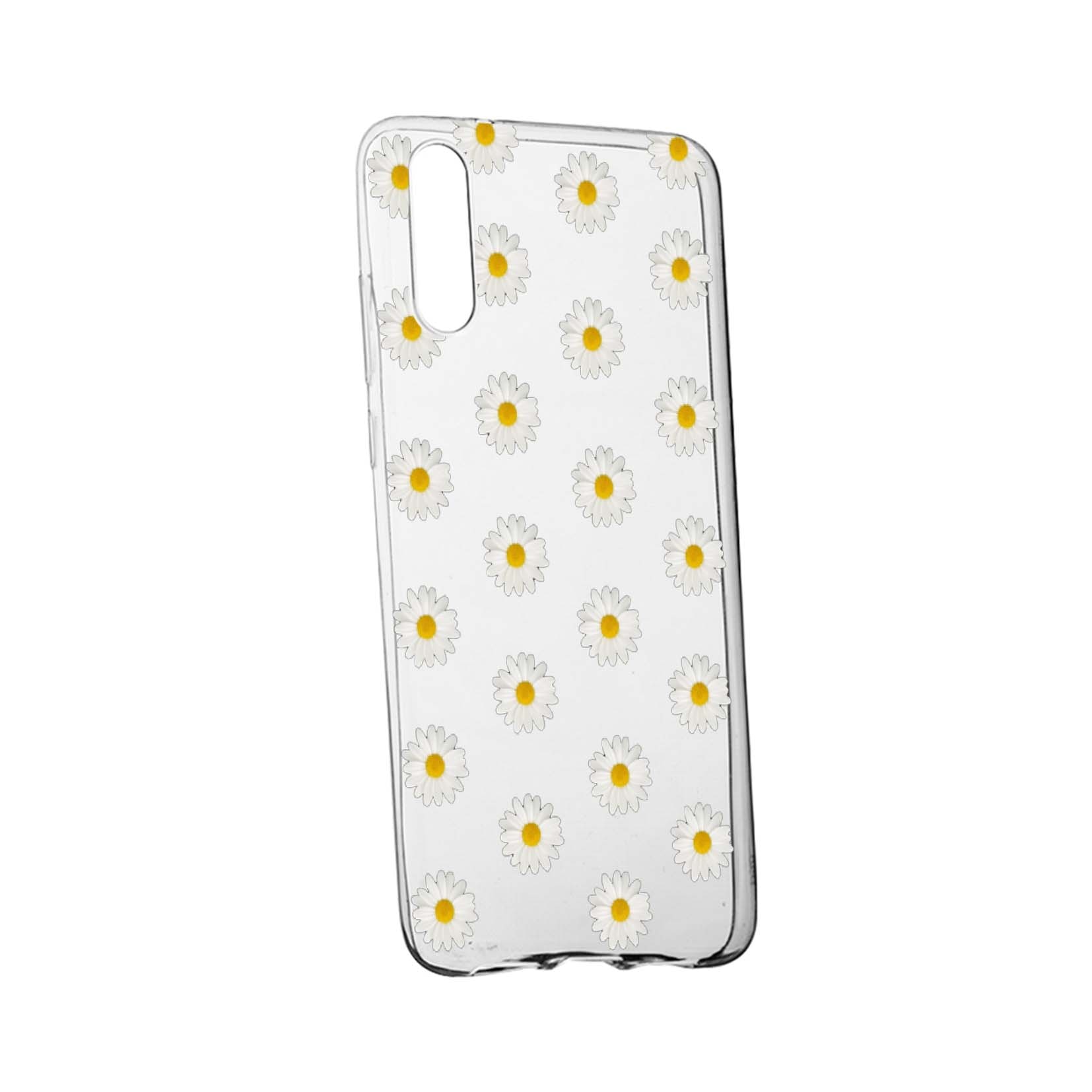Husa de protectie, Happy Flowers, pentru Samsung Galaxy M10, rezistenta la uzura, anti-alunecare, din silicon Premium, 513