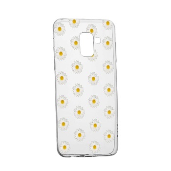 Husa de protectie, Happy Flowers, pentru Samsung Galaxy A8 2018 / A5 2018, rezistenta la uzura, anti-alunecare, din silicon Premium, 513 Husa de protectie, Happy Flowers, pentru Samsung Galaxy A8 2018 / A5 2018, rezistenta la uzura, anti-alunecare, din silicon Premium, 513
