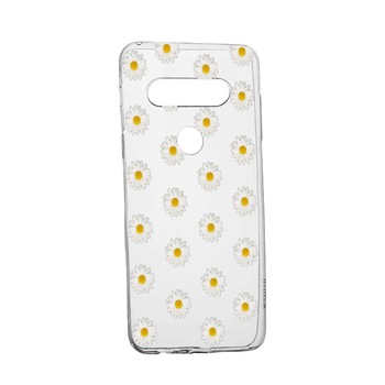 Husa de protectie, Happy Flowers, pentru LG K50 / Q60, rezistenta la uzura, anti-alunecare, din silicon Premium, 513 Husa de protectie, Happy Flowers, pentru LG K50 / Q60, rezistenta la uzura, anti-alunecare, din silicon Premium, 513