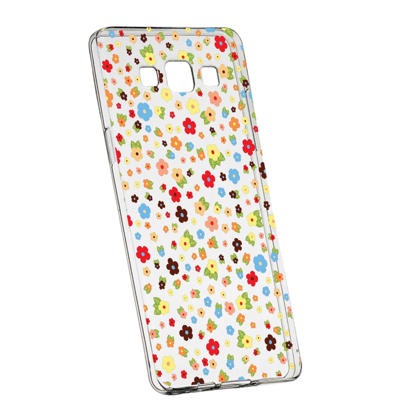 Husa de protectie, Happy Flowers, pentru Samsung Galaxy J5 2016, rezistenta la uzura, anti-alunecare, din silicon Premium, 501