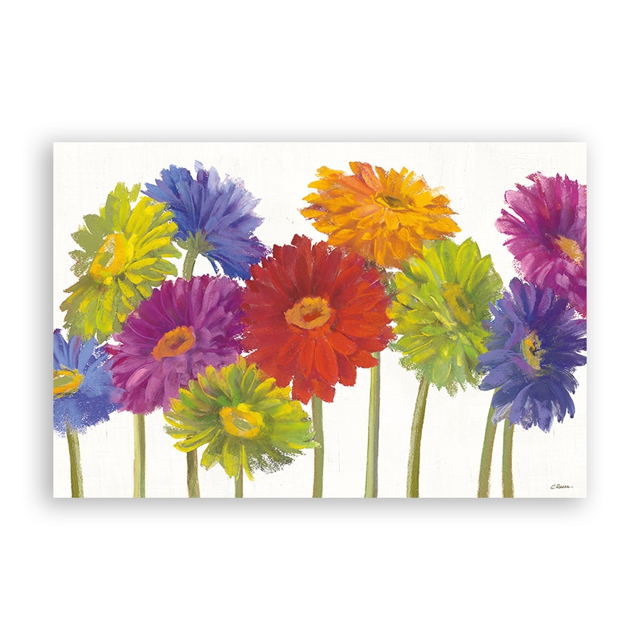 Tablou Canvas - Floral, Flori, Gherbera, Pictura, 20 x 30 cm